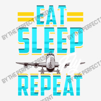 Eat Sleep Fly Repeat Airplane Pilot Aviation Pun ( Baby Bibs | Artistshot