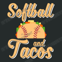 Cute Softball And Tacos Novelty Soft Ball Player Women's Triblend Scoop T-shirt | Artistshot