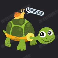 Cute Snail Riding On Turtle Yelling Whee Animals ( Youth Tee | Artistshot