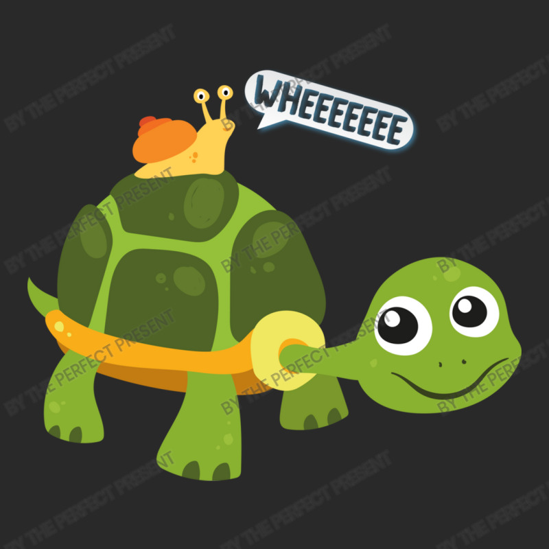 Cute Snail Riding On Turtle Yelling Whee Animals ( Toddler T-shirt by the perfect present | Artistshot