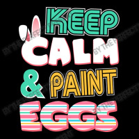 Cute Keep Calm   Paint Eggs Easter Bunny Funny Women's V-neck T-shirt | Artistshot