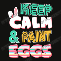 Cute Keep Calm   Paint Eggs Easter Bunny Funny Scorecard Crop Tee | Artistshot