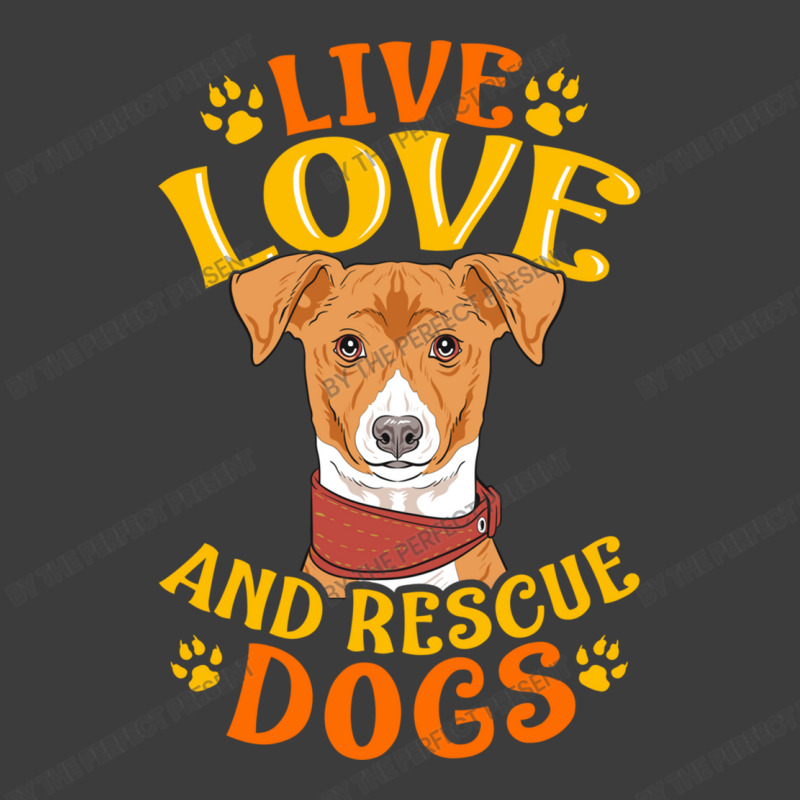 Cute   Funny Live, Love, Rescue Dogs Puppy Owners Men's Polo Shirt | Artistshot