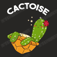 Cute   Funny Cactoise Cactus Tortoise Combined Ladies Fitted T-shirt | Artistshot