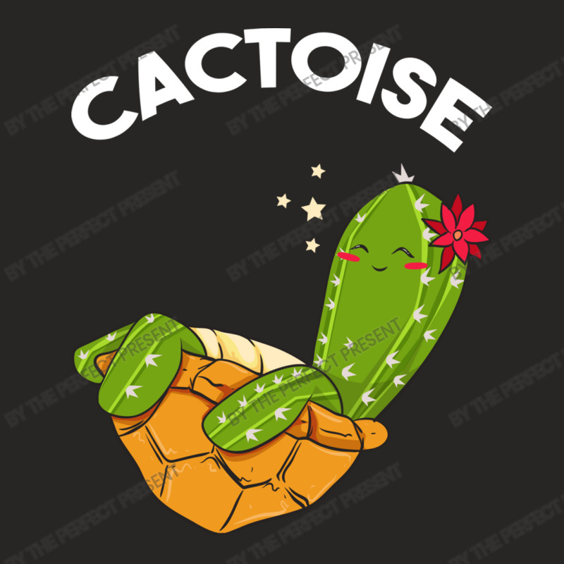 Cute   Funny Cactoise Cactus Tortoise Combined Ladies Fitted T-Shirt by the perfect present | Artistshot