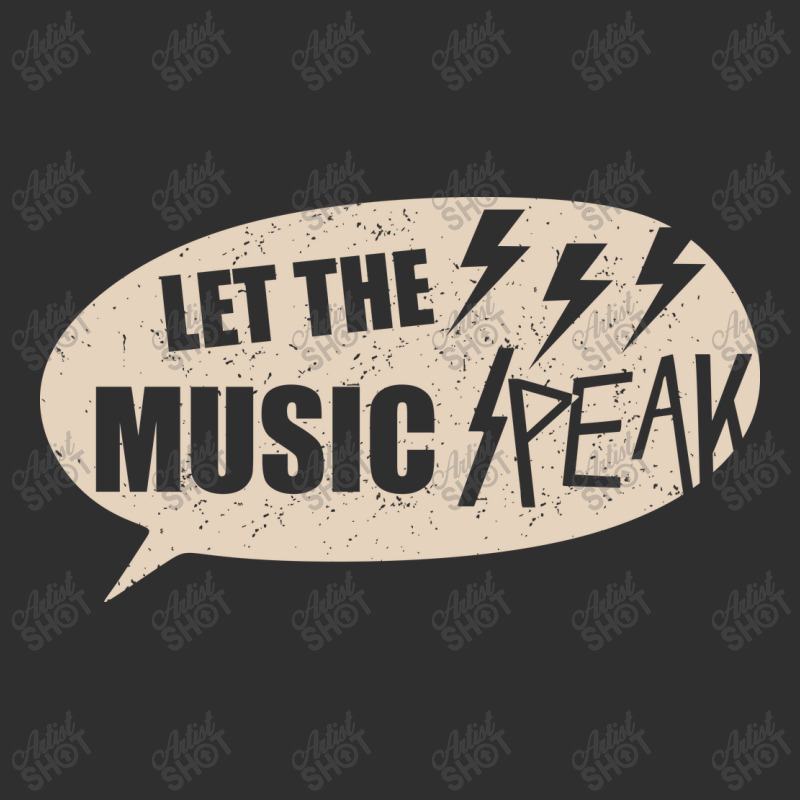 Let The Music Speak Oval Leatherette Patch | Artistshot