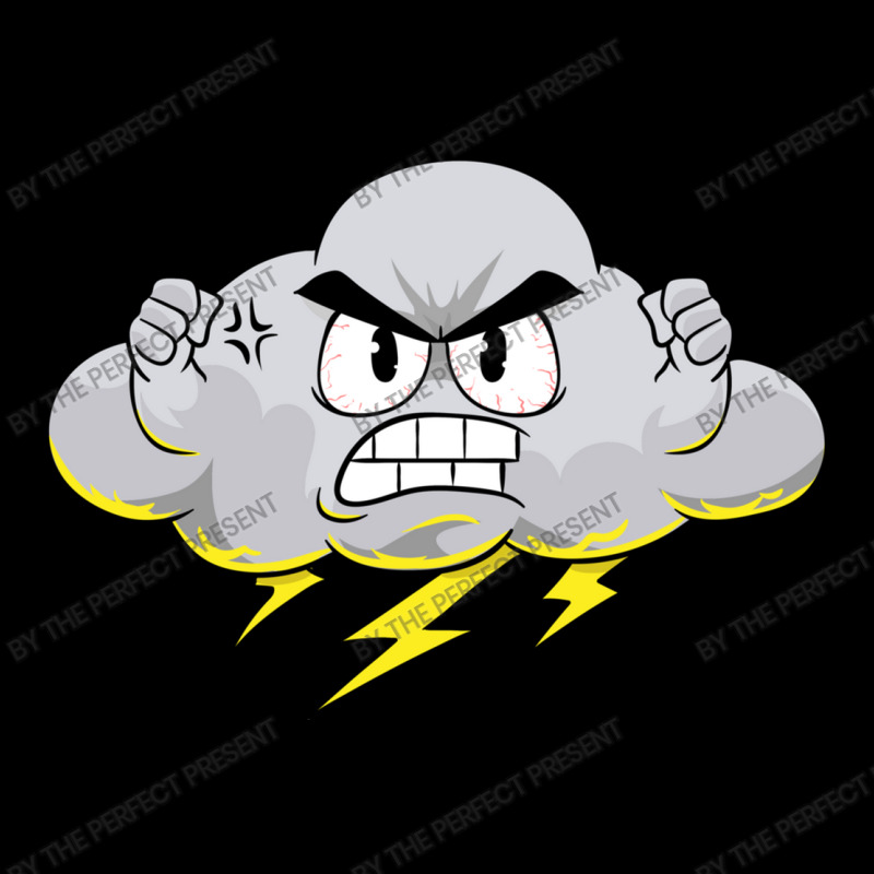 Angry Cloud With Lightning Thunderstorm Weather (2 Toddler Sweatshirt by the perfect present | Artistshot