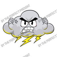 Angry Cloud With Lightning Thunderstorm Weather (2 Raglan Crop Top | Artistshot