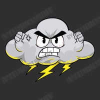 Angry Cloud With Lightning Thunderstorm Weather (2 Adjustable Cap - Leatherette Patch | Artistshot