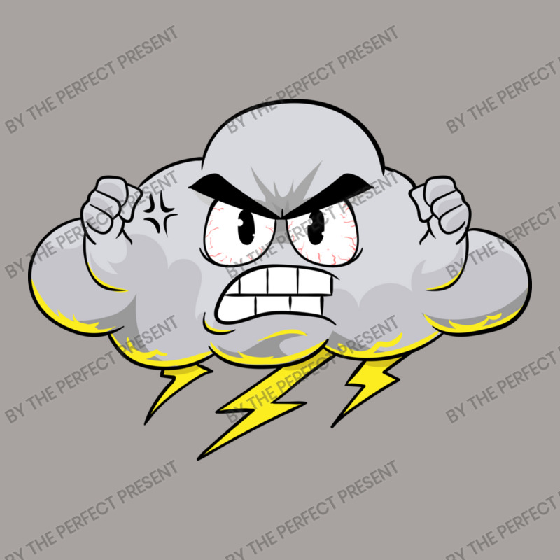 Angry Cloud With Lightning Thunderstorm Weather (2 Racerback Tank by the perfect present | Artistshot