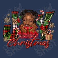 Christmas Joy Black Ladies Denim Jacket | Artistshot