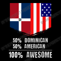 50 Dominican 50 American 100 Awesome Immigrant Men's 3/4 Sleeve Pajama Set | Artistshot