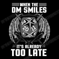 When The Dm Smiles It S Already Too Late Gaming Men's 3/4 Sleeve Pajama Set | Artistshot