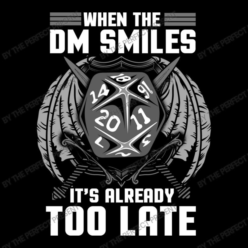 When The Dm Smiles It S Already Too Late Gaming Men's 3/4 Sleeve Pajama Set | Artistshot