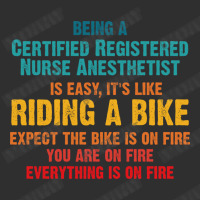 Being A Certified Registered Nurse Anesthetist Round Leatherette Patch | Artistshot