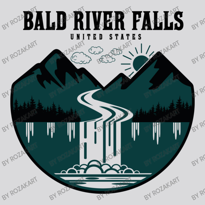 Bald River Falls United States Women's Triblend Scoop T-shirt by RozakArt | Artistshot