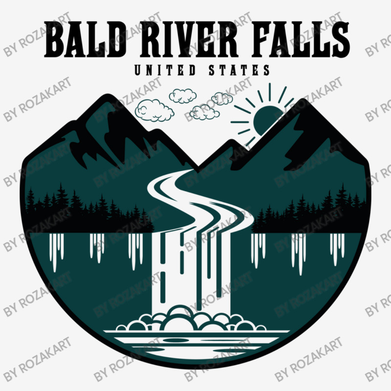 Bald River Falls United States Scorecard Crop Tee by RozakArt | Artistshot