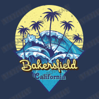 Bakersfield   California State,retro Beach Design Ladies Denim Jacket | Artistshot