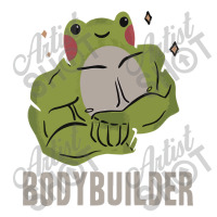 Bodybuilder Frog Raglan Crop Top | Artistshot