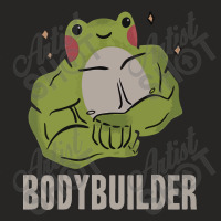 Bodybuilder Frog Ladies Fitted T-shirt | Artistshot