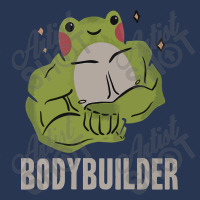 Bodybuilder Frog Ladies Denim Jacket | Artistshot