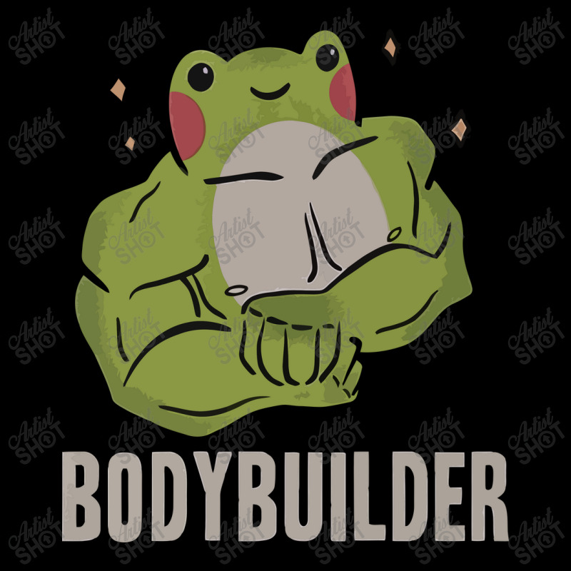 Bodybuilder Frog Women's V-Neck T-Shirt by avitendut | Artistshot