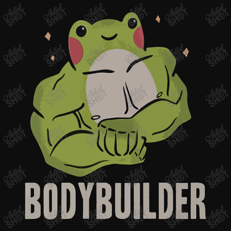 Bodybuilder Frog Crop Top by avitendut | Artistshot