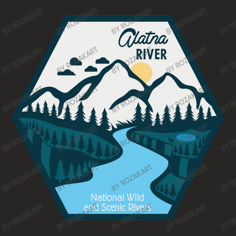 Alatna River, National Wild And Scenic River Ladies Fitted T-Shirt by RozakArt | Artistshot