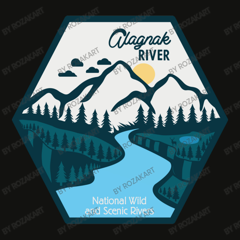 Alagnak River, National Wild And Scenic River Scorecard Crop Tee by RozakArt | Artistshot