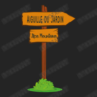 Aiguille Du Jardin, Alps Mountains Sign 3/4 Sleeve Shirt | Artistshot