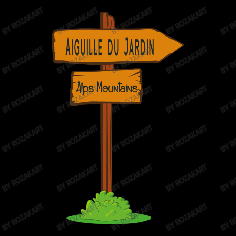 Aiguille Du Jardin, Alps Mountains Sign Zipper Hoodie | Artistshot