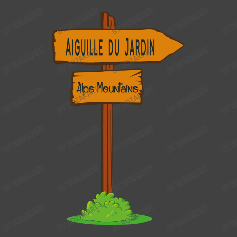 Aiguille Du Jardin, Alps Mountains Sign Vintage T-shirt | Artistshot