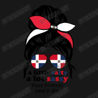 A Lot Sassy Dominican Beach Girl   Playa Fronton Flannel Shirt | Artistshot