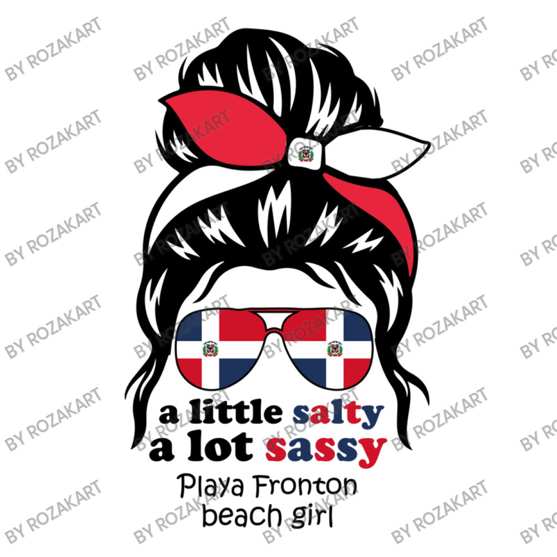 A Lot Sassy Dominican Beach Girl   Playa Fronton V-neck Tee | Artistshot