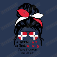 A Lot Sassy Dominican Beach Girl   Playa Fronton Men Denim Jacket | Artistshot