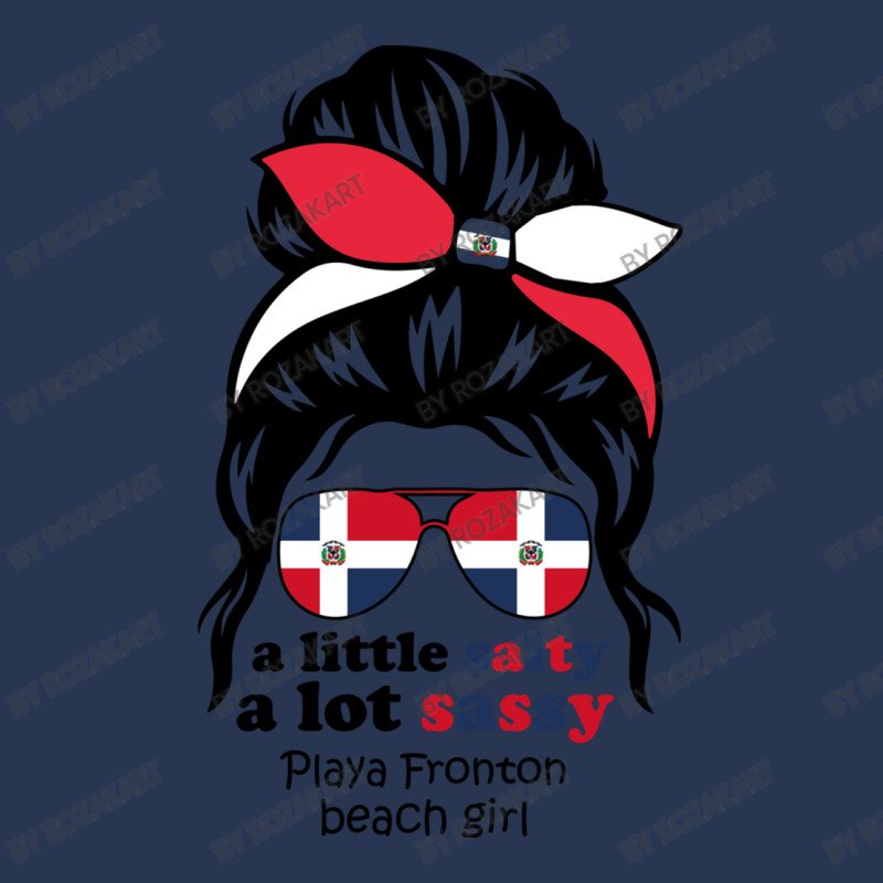 A Lot Sassy Dominican Beach Girl   Playa Fronton Men Denim Jacket | Artistshot