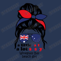 A Lot Sassy Beach Girl  Wineglass Bay Beach,austra Men Denim Jacket | Artistshot