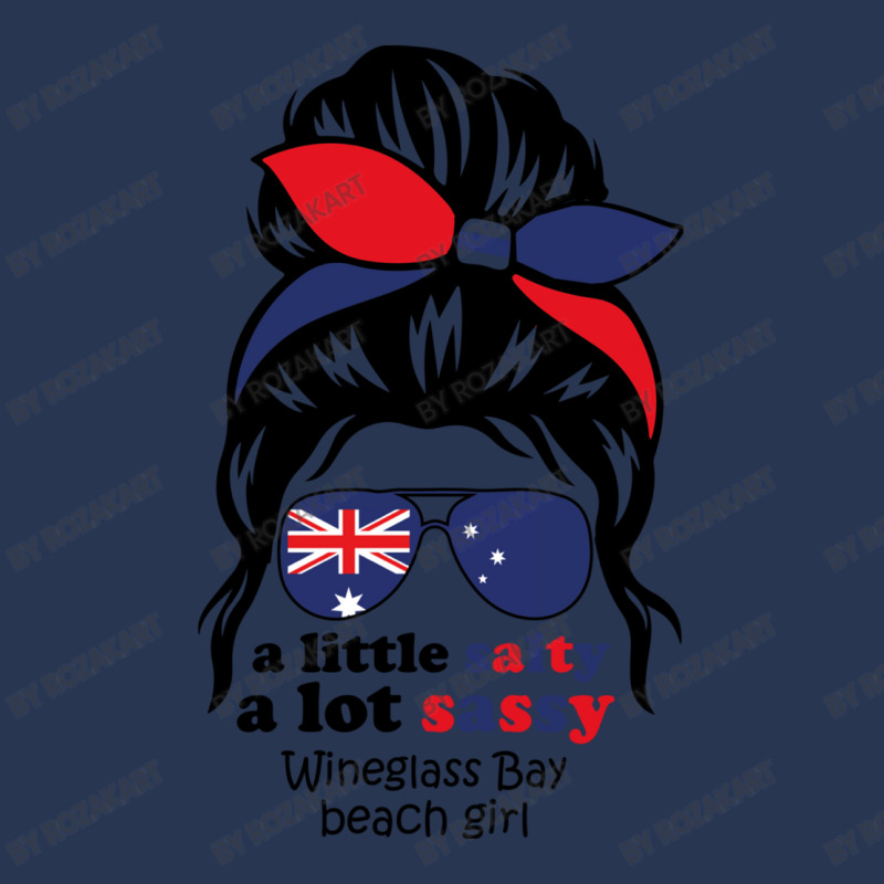 A Lot Sassy Beach Girl  Wineglass Bay Beach,austra Men Denim Jacket | Artistshot