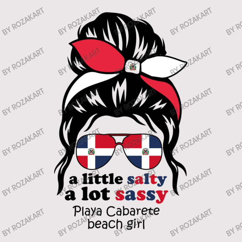 A Lot Sassy Dominican Beach Girl   Playa Cabarete Pocket T-shirt | Artistshot