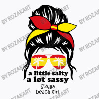 A Lot Sassy Beach Girl  S Alga Beach, Spain T-shirt | Artistshot