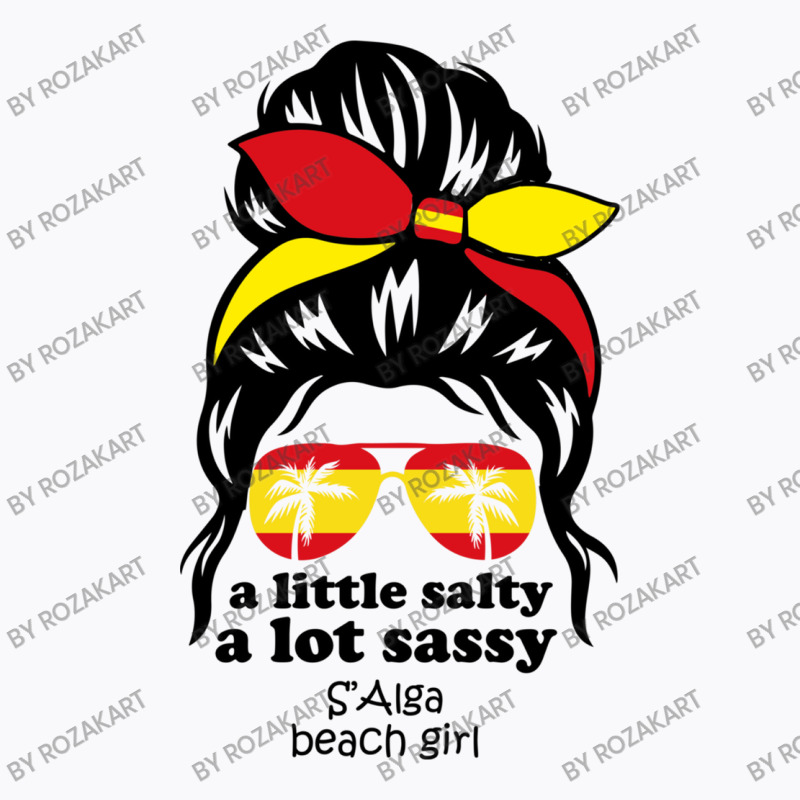 A Lot Sassy Beach Girl  S Alga Beach, Spain T-shirt | Artistshot