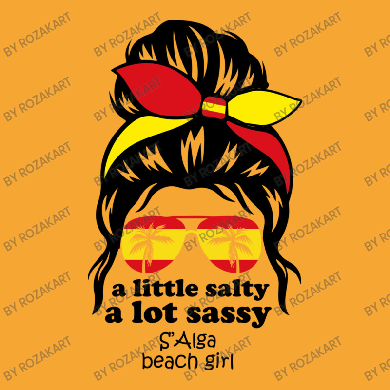 A Lot Sassy Beach Girl  S Alga Beach, Spain Basic T-shirt | Artistshot