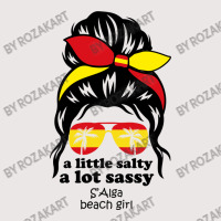 A Lot Sassy Beach Girl  S Alga Beach, Spain Pocket T-shirt | Artistshot