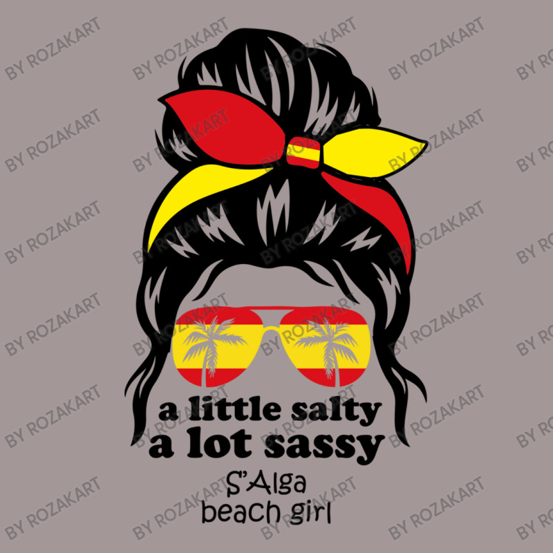 A Lot Sassy Beach Girl  S Alga Beach, Spain Vintage Hoodie | Artistshot