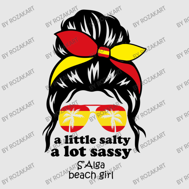 A Lot Sassy Beach Girl  S Alga Beach, Spain Hoodie & Jogger Set | Artistshot