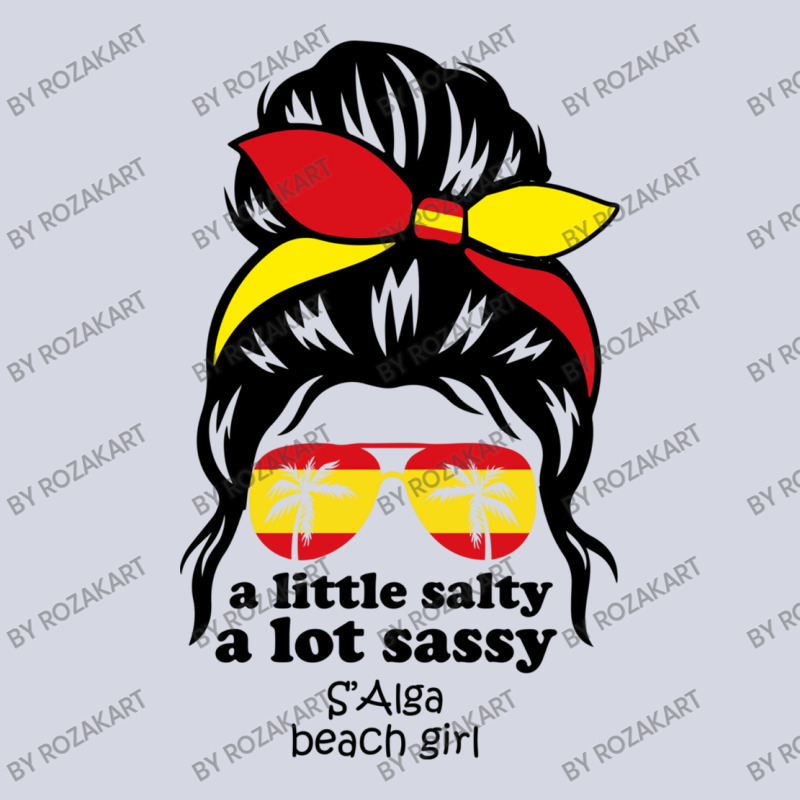 A Lot Sassy Beach Girl  S Alga Beach, Spain Fleece Short | Artistshot