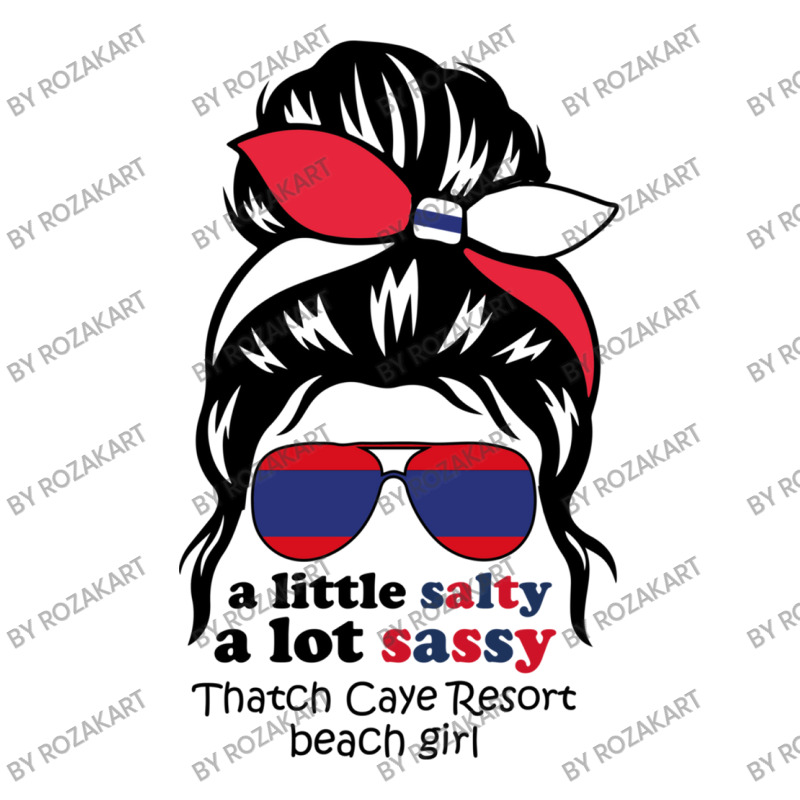 A Lot Sassy Beach Girl   Thatch Caye Resort Beach, 3/4 Sleeve Shirt | Artistshot