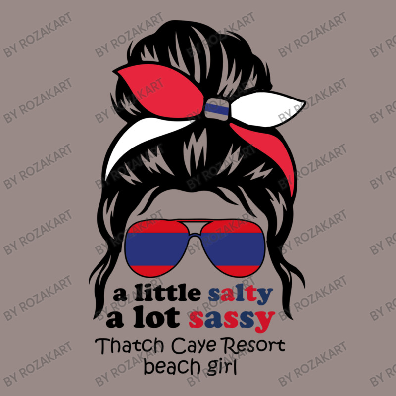 A Lot Sassy Beach Girl   Thatch Caye Resort Beach, Vintage T-shirt | Artistshot