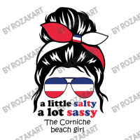 A Lot Sassy Beach Girl   The Corniche,france Zipper Hoodie | Artistshot