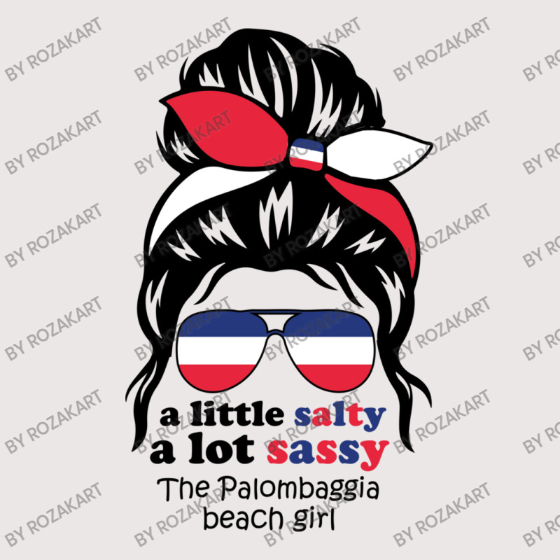 A Lot Sassy Beach Girl   Palombaggia,france Pocket T-shirt | Artistshot